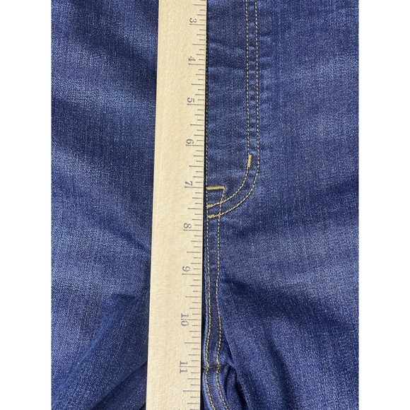 Spanx Jeans Womens Large Blue Flare Jean Stretch High Rise Adult NWT - Picture 4 of 14